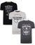 Grey Brewing Crew Neck T-Shirts (3 Pack)