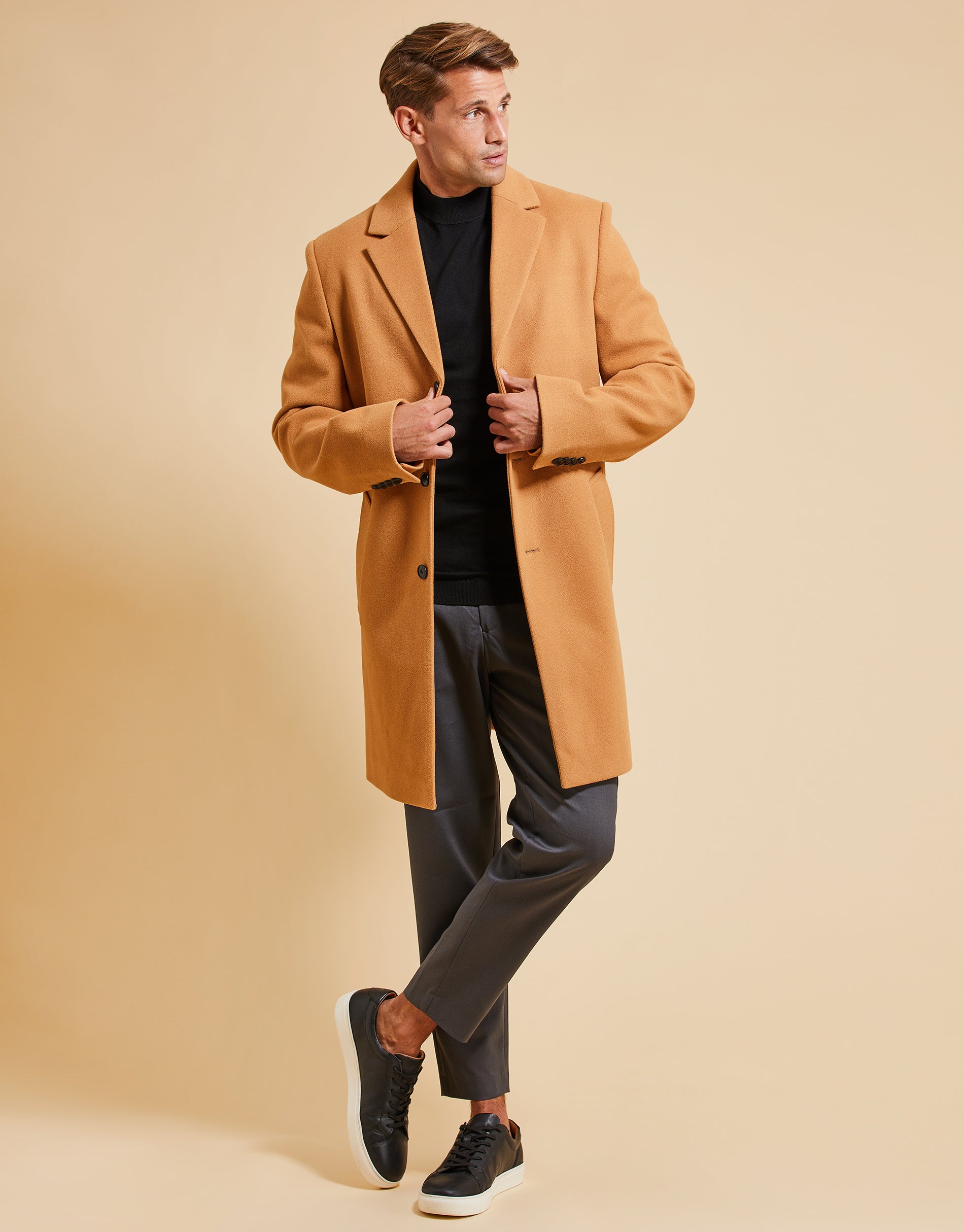 ジャケット・アウター less tailor long coat brown Lisingtool Winter Coats for Women's Solid Color Long Hooded