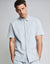 Threadbare Luxe Men's Grey Marl Jersey Short Sleeve Shirt