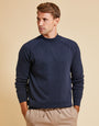 Threadbare Luxe Men's Navy Turtleneck Jumper