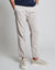 Threadbare Luxe Men's Stone Linen Mix Drawstring Trousers