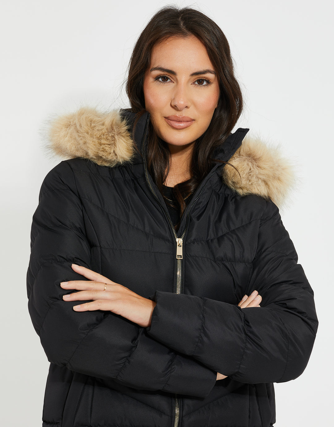 Black Short Parka Jacket