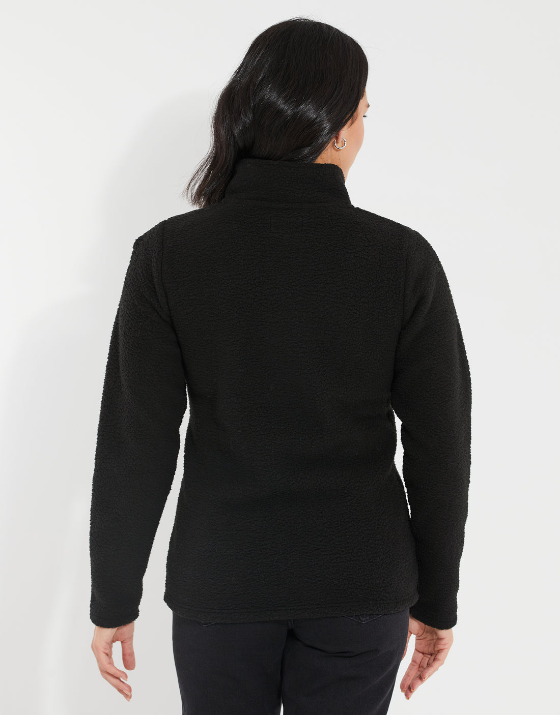 Borg quarter zip Clearance