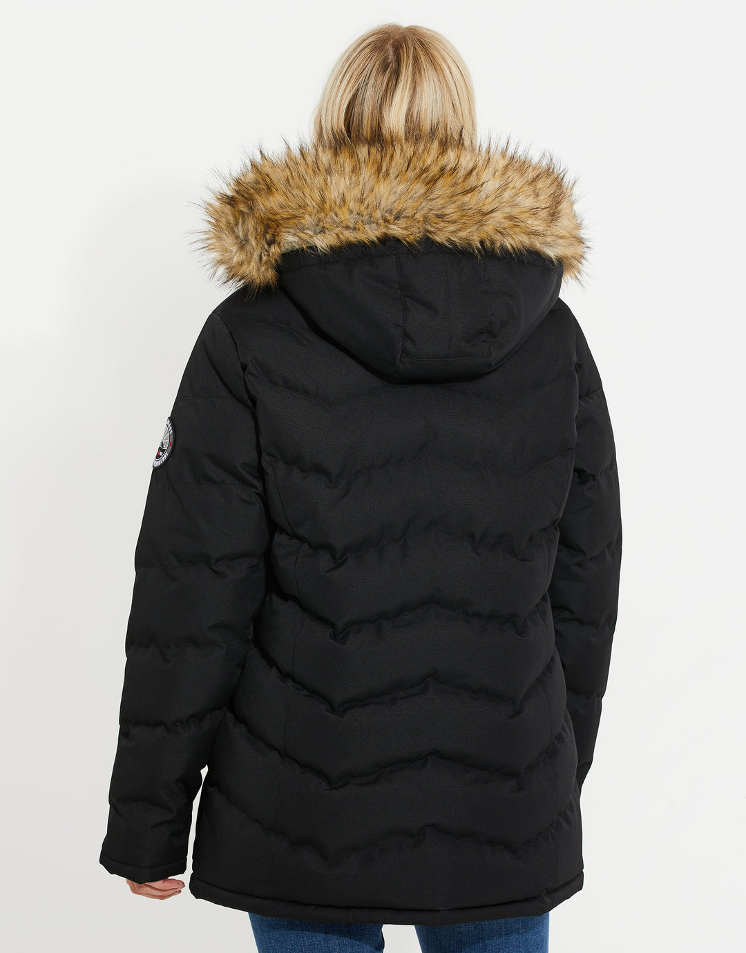 Black Short Parka Jacket