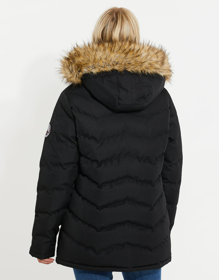 Black Short Parka Jacket