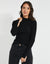 Black Roll Neck Jumper