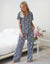 Black Tiger Print Pyjamas (2-Piece Set)