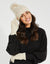 Cream Pearl Hat & Gloves (2-Piece Set)