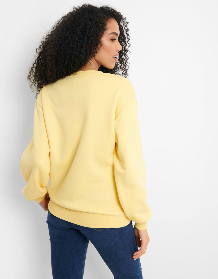 Yellow Flower Sweatshirt