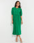 Green Jersey Broderie Anglaise Dress