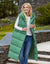 Khaki Green Hooded Wrap Padded Gilet