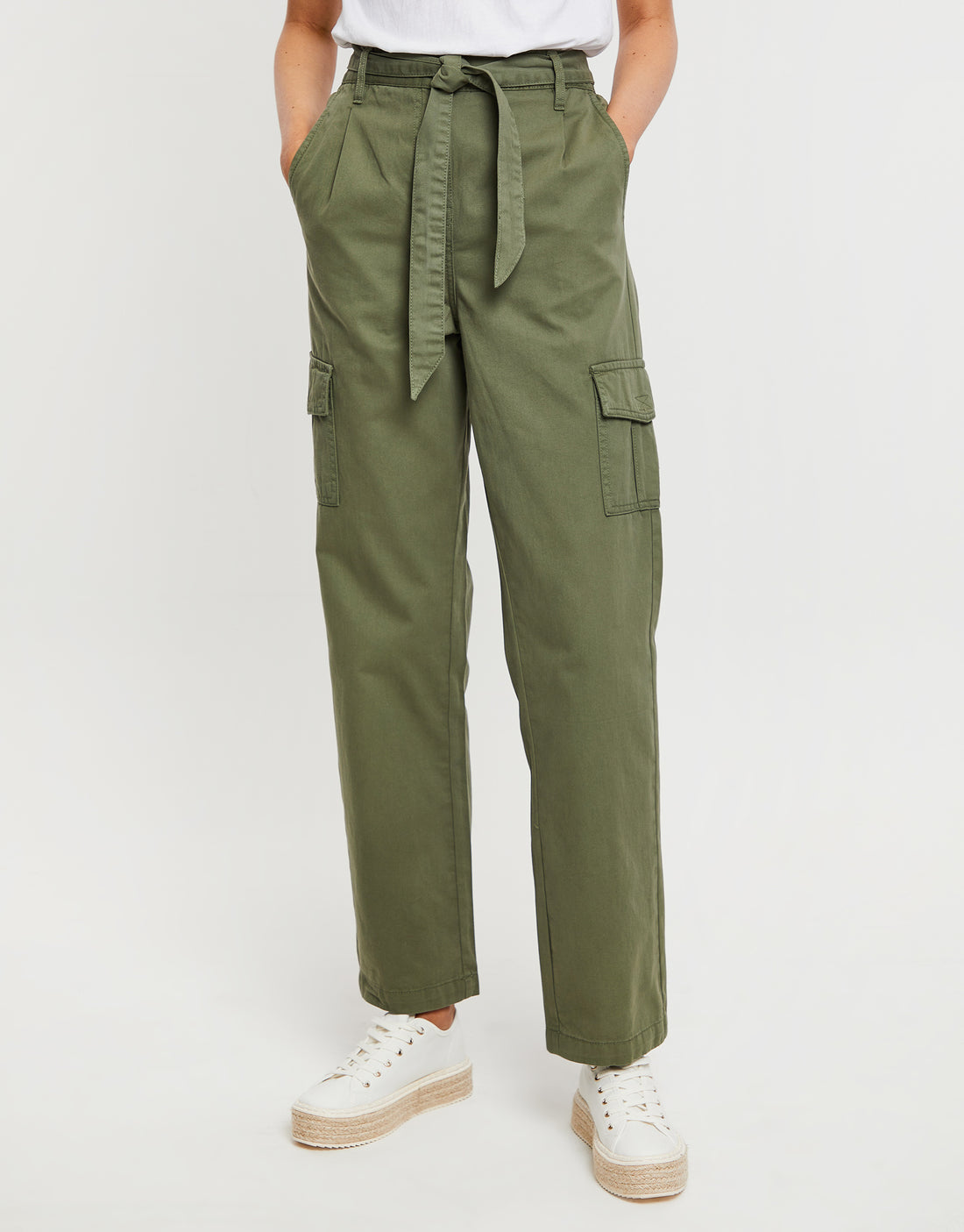 Women's High-rise Pleat Front Tapered Chino Pants - A New Day™ Tan 18 :  Target
