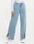 Light Blue Wash Wide Leg Jeans