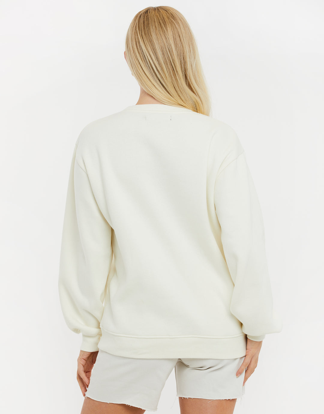 Cream Flower Sweatshirt