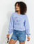 Blue Crew Neck Sweatshirt