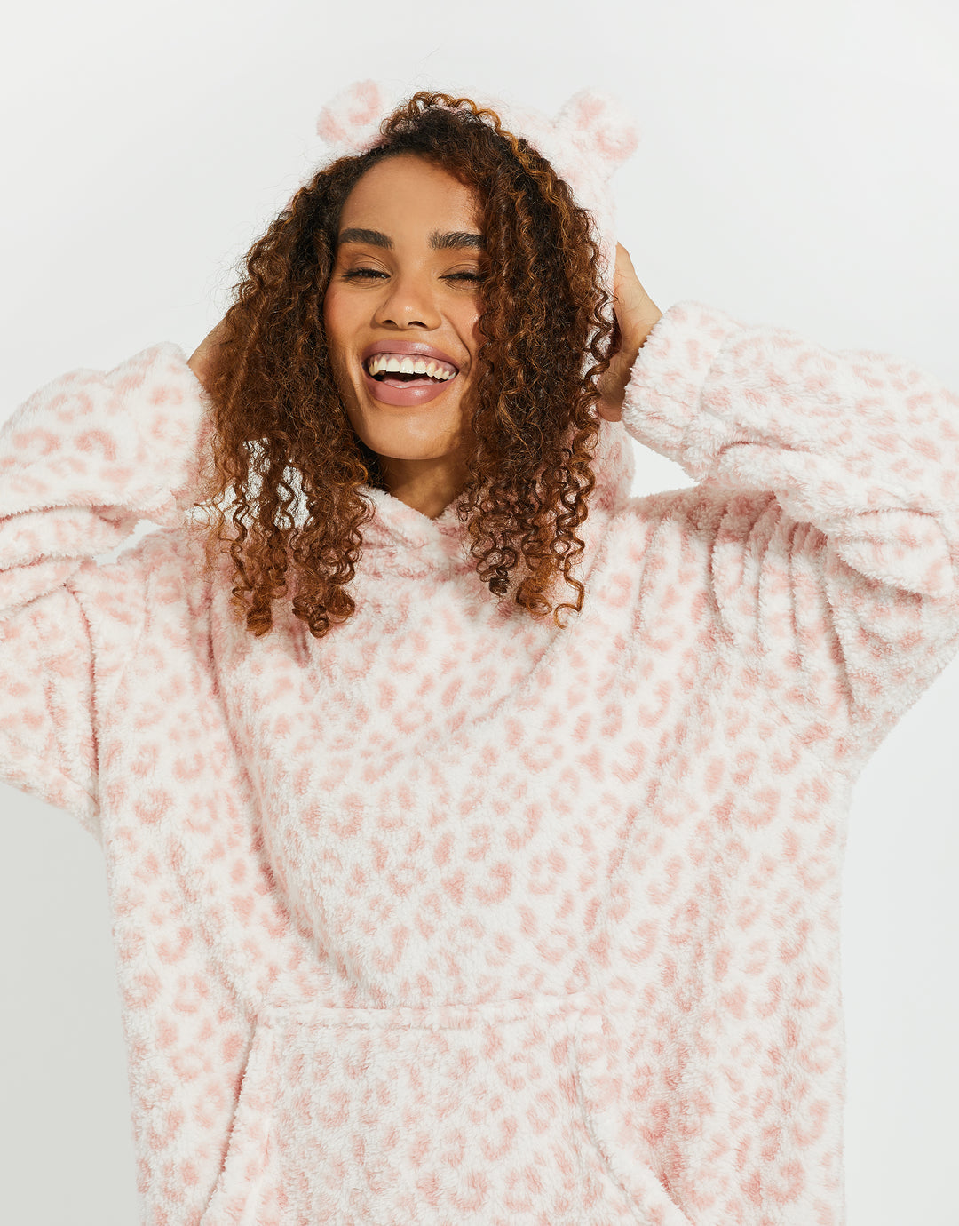 Clothing Animal Print Hoodie Ladies Rainbow Leopard Women Pullover