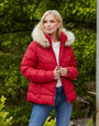 Red Short Parka Jacket