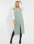 Sage Green Button Down Knitted Sleeveless Cardigan