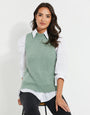 Sage Green Knitted Vest