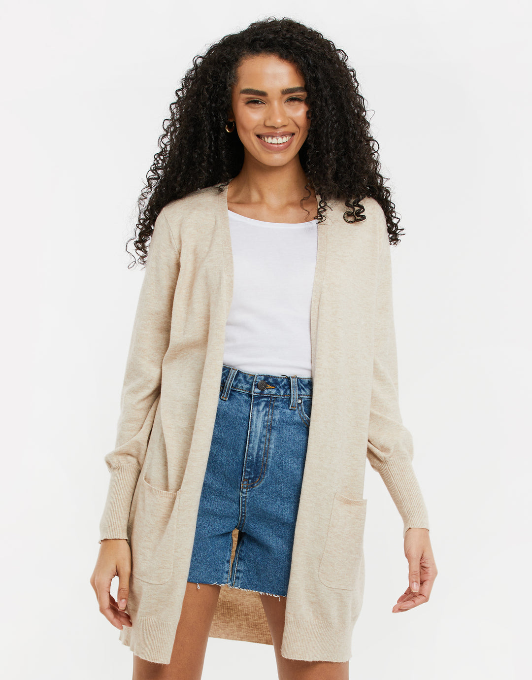 Stone Midi Cardigan