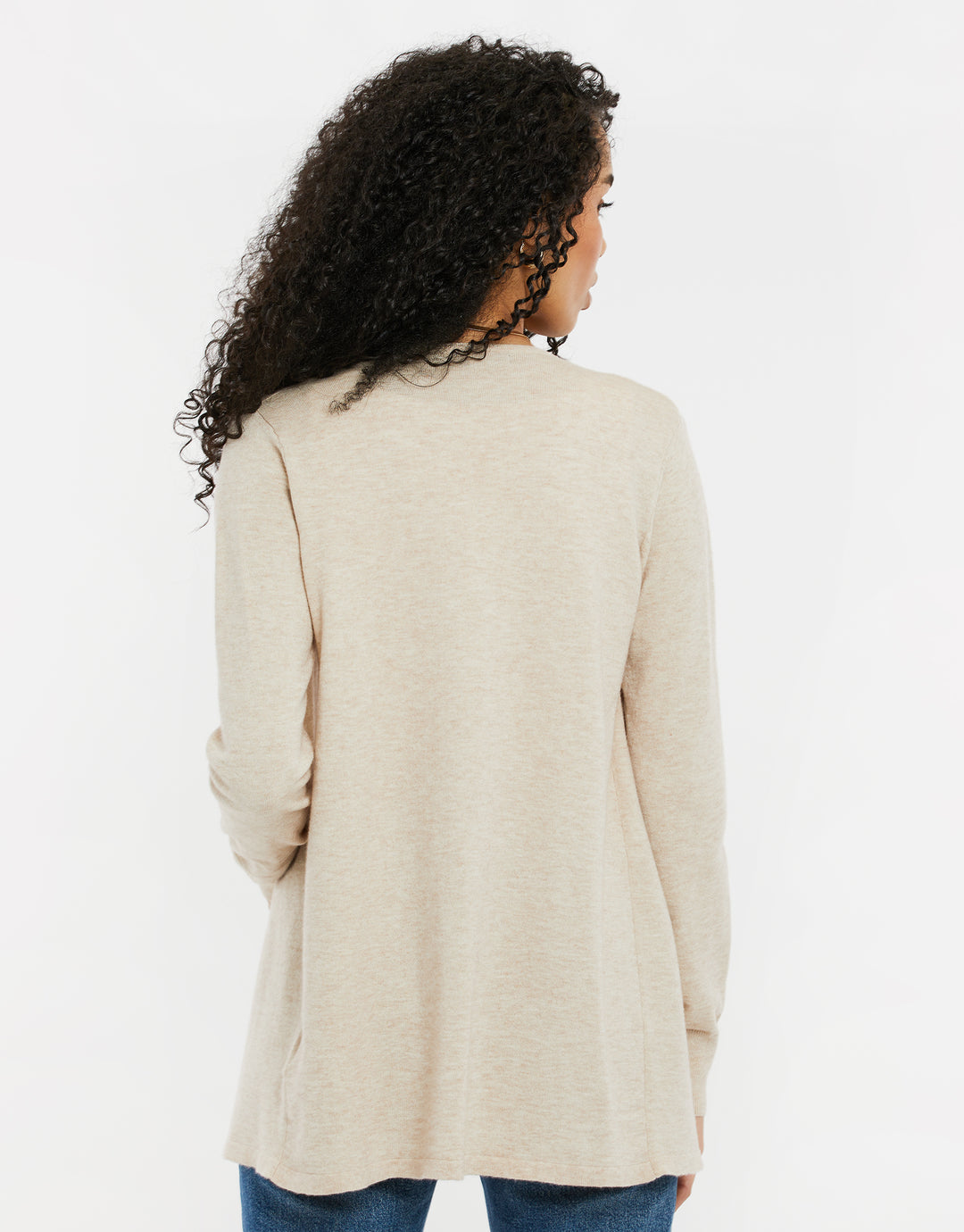 Stone Waterfall Edge Cardigan