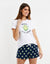 White Avocado Short Pyjamas (2-Piece Set)