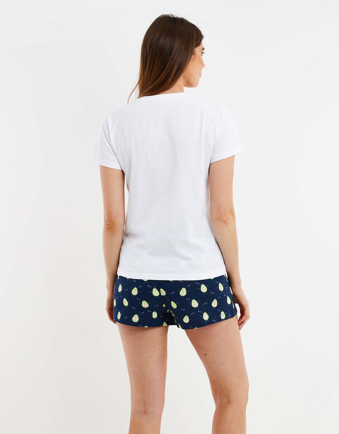 White Avocado Short Pyjamas (2-Piece Set)
