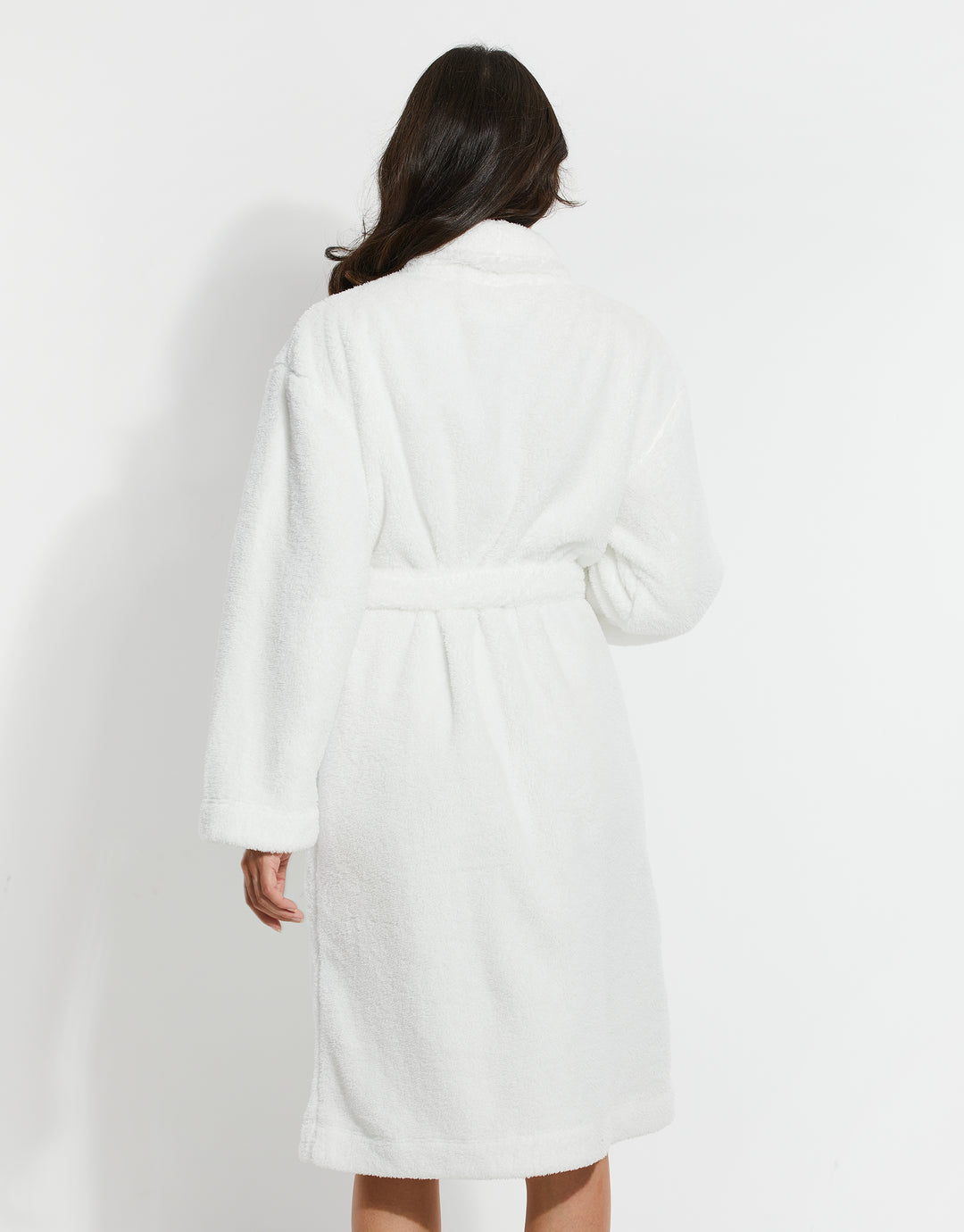 Threadbare Women's White Dressing Gown Ladies' Nightwear Robe Threadbare Women's White Dressing Gown Ladies' Nightwear Robe